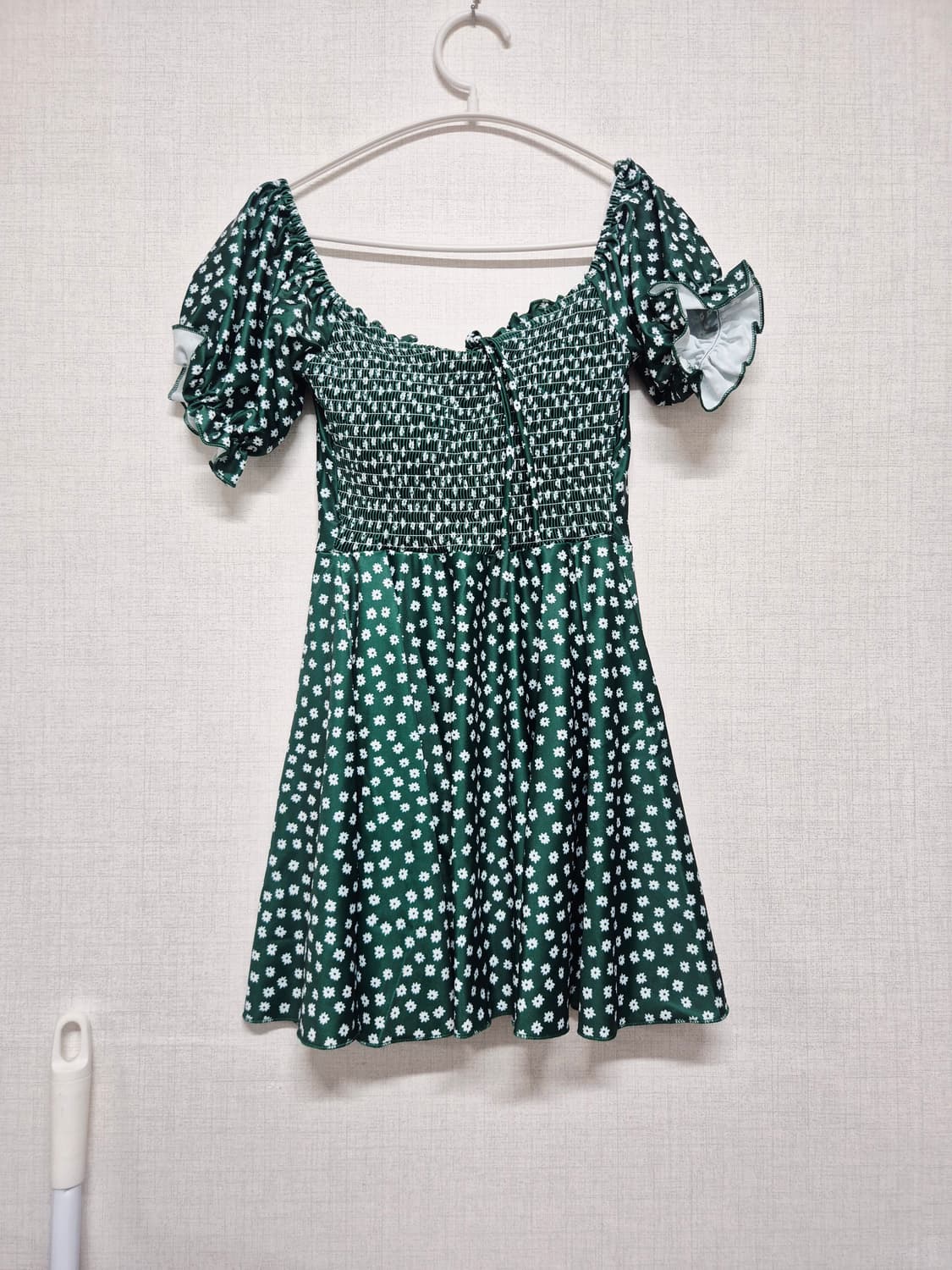 그린 플라워 셔링 원피스 수영복 상품이미지1