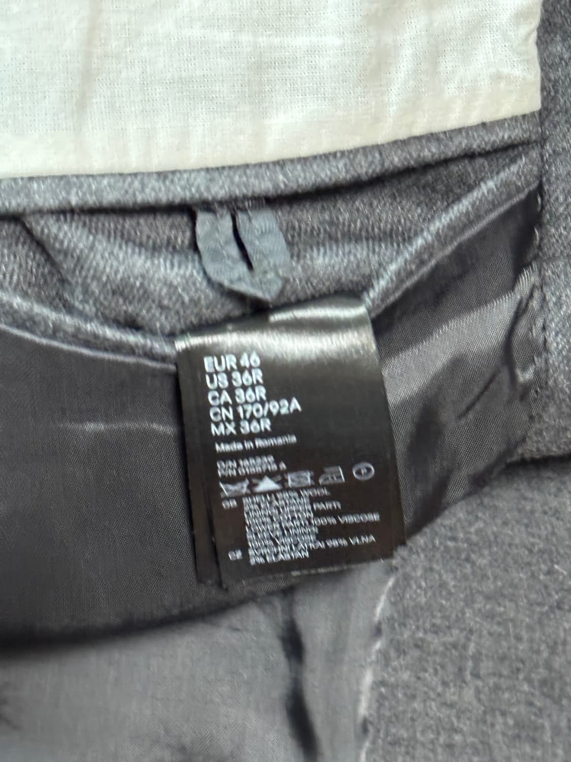 메종 마틴 마르지엘라 X h&m 페이크 블레이저 자켓 상품이미지3