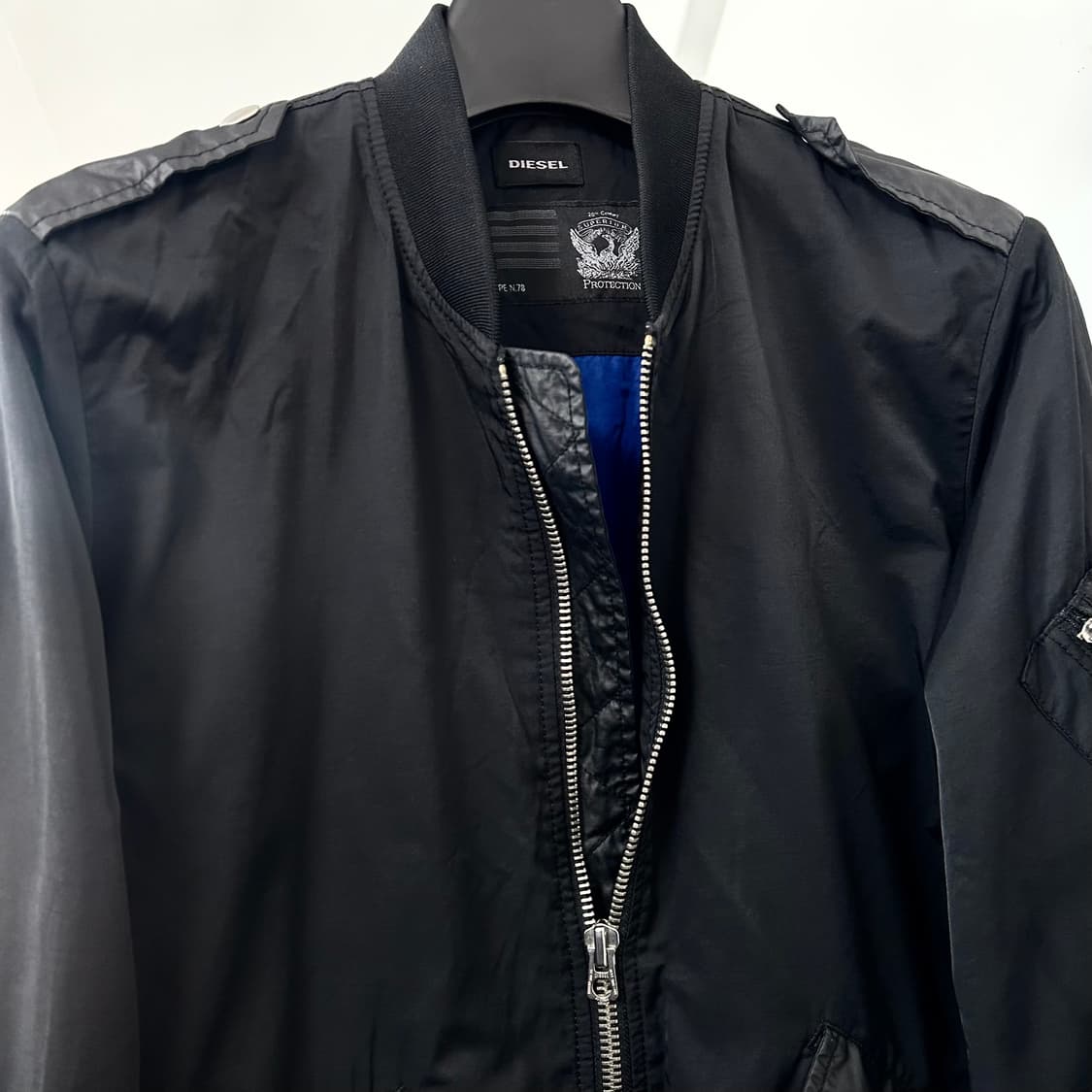 디젤 멀티지퍼 나일론 봄버 자켓 상품이미지6