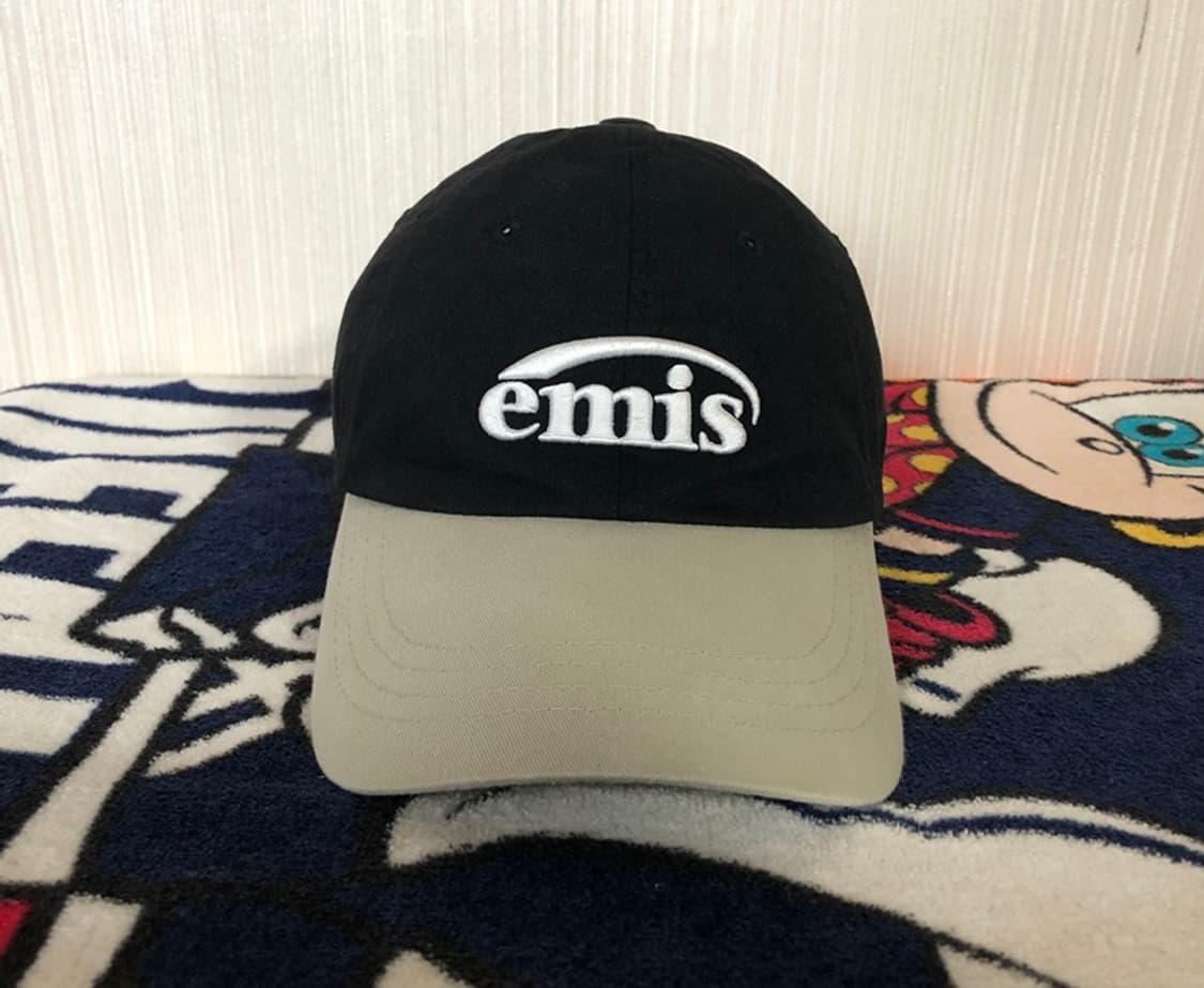 이미스(EMIS)뉴로고 믹스볼캡 베이지X블랙 상품이미지4