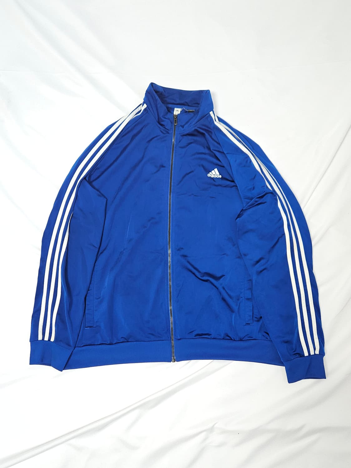 아디다스 삼선 코랄블루 트랙탑 져지 트레이닝 자켓 올드스쿨 대장급 XXL 상품이미지1