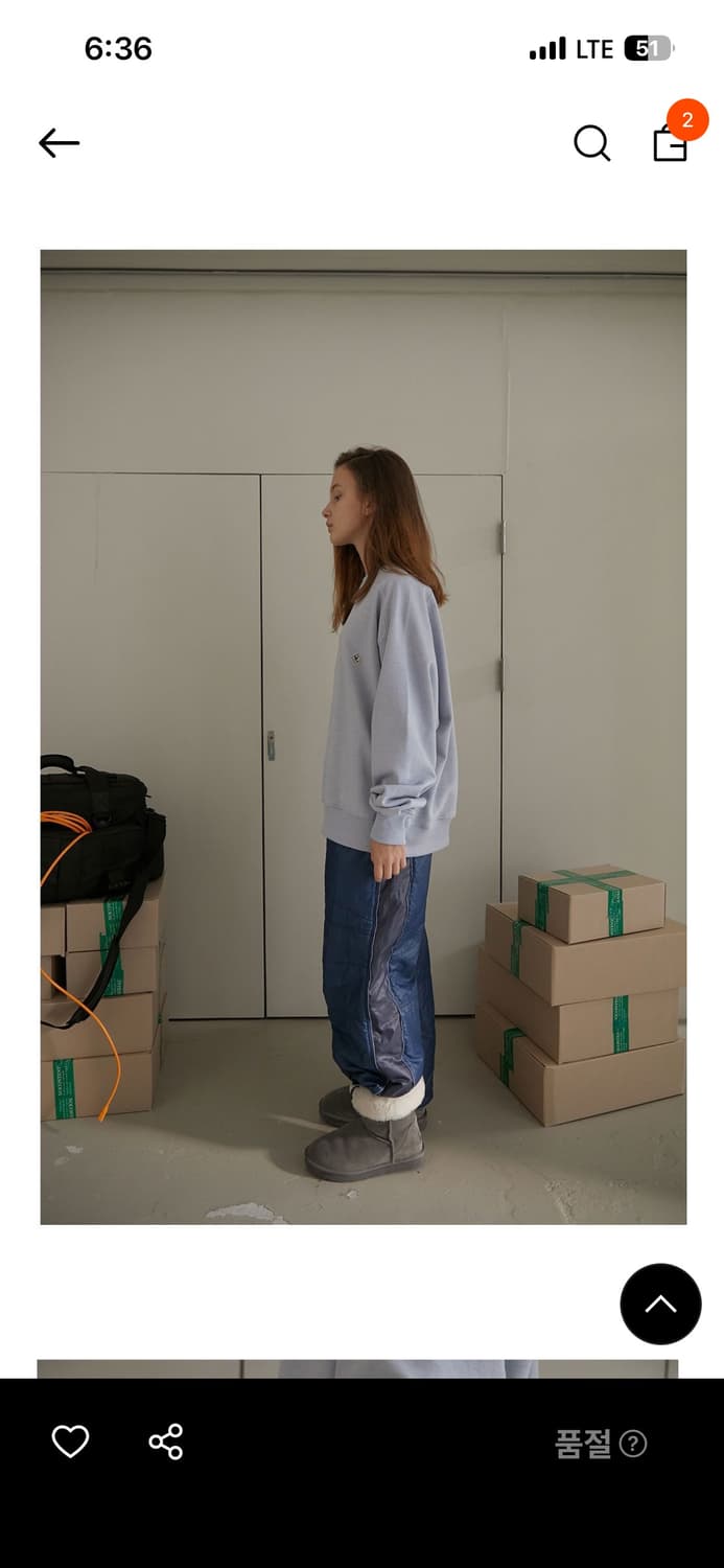 노컨텐츠 two-tone windbreaker pants_Navy 상품이미지3