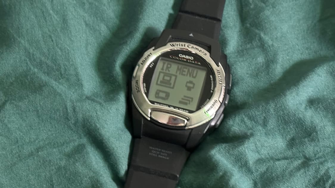 빈티지 카시오 카메라 시계 (casio wqv 3) 상품이미지5