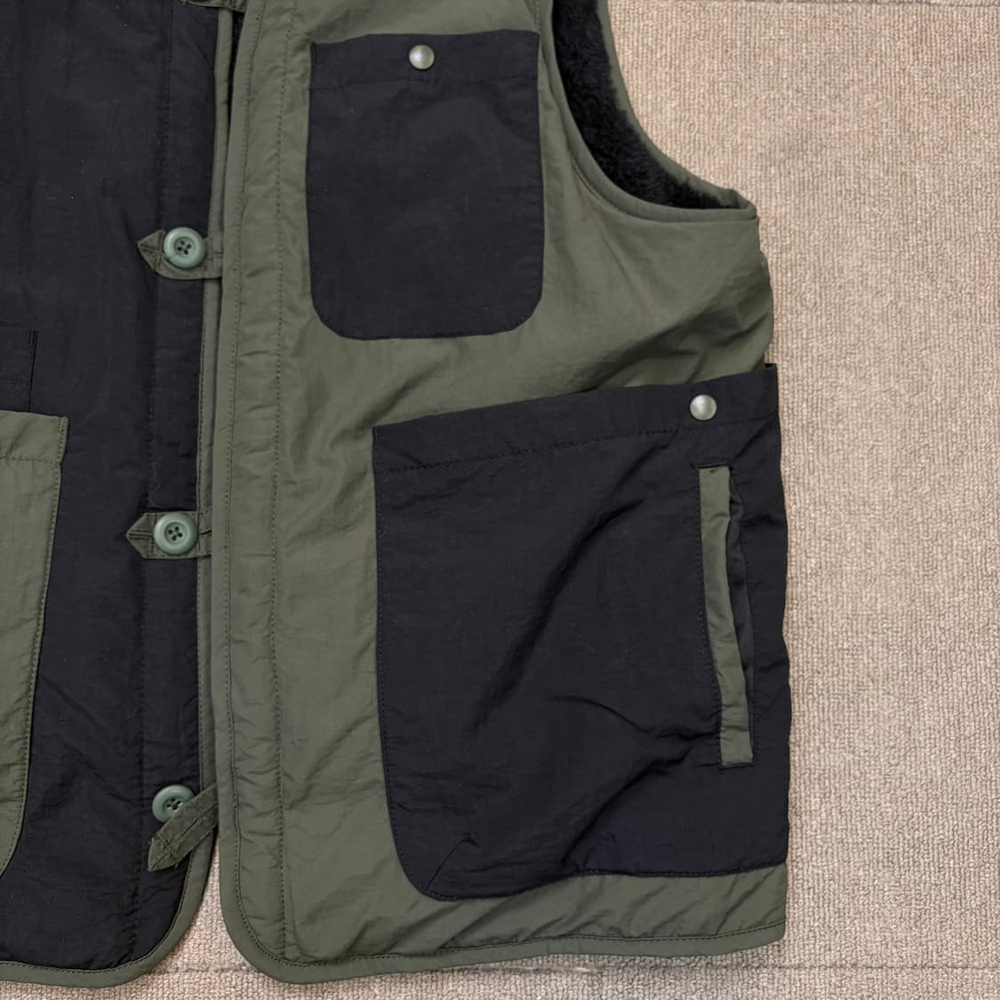 WORKMAN japan FLAME TECH 밀리터리 리버시블 베스트  상품이미지3