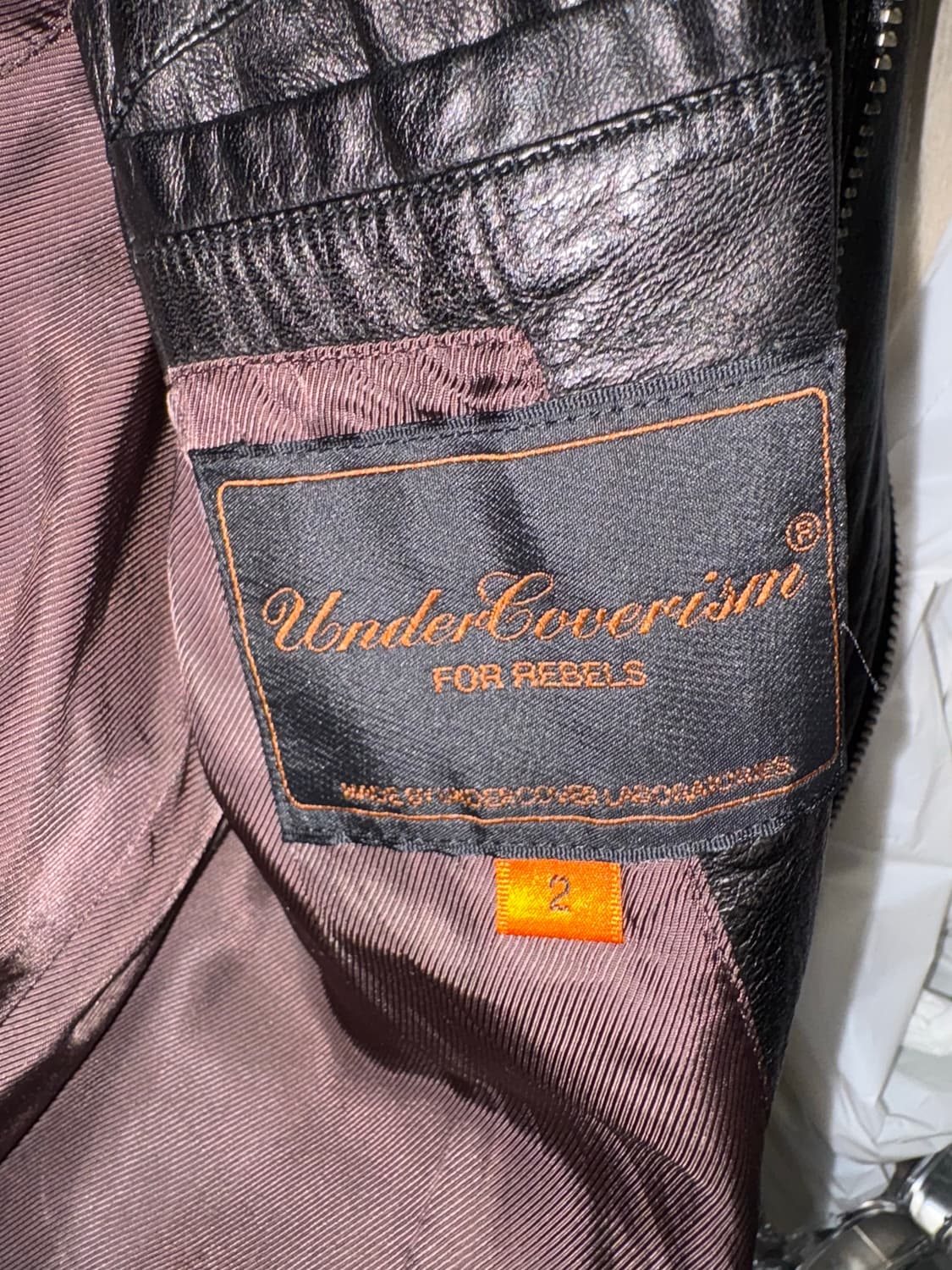 SS07 UNDERCOVERISM Leather Riders Jacket 상품이미지4