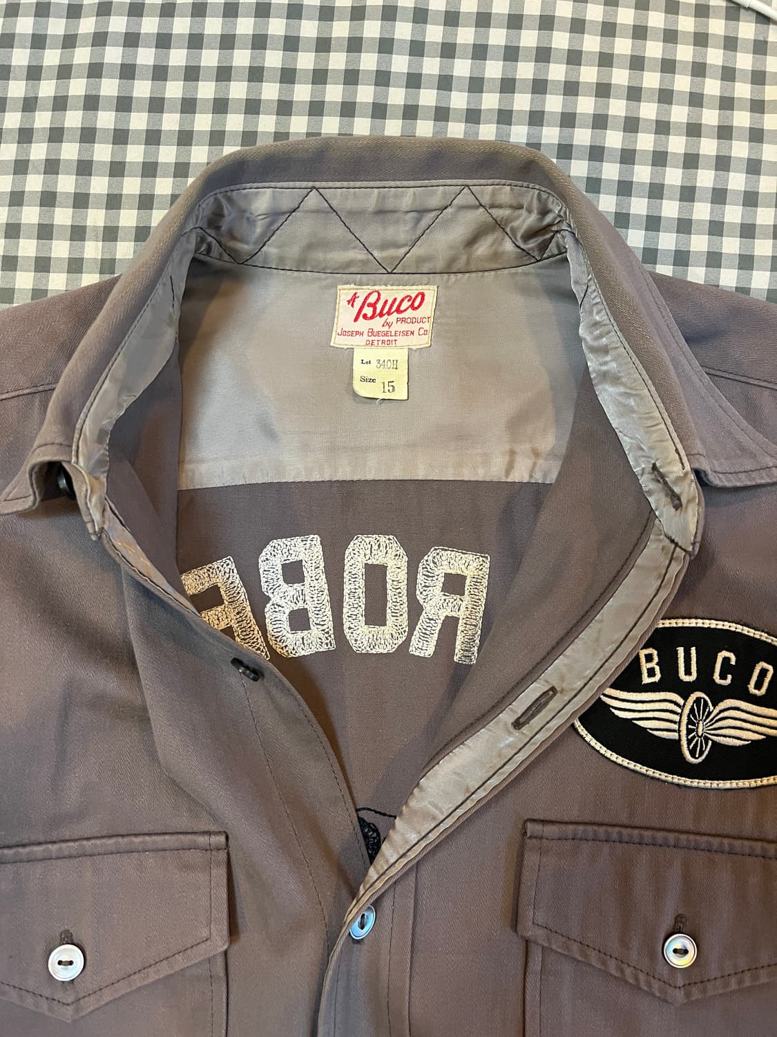 Buco 부코 가라지 셔츠 사이즈 15(M) 상품이미지5