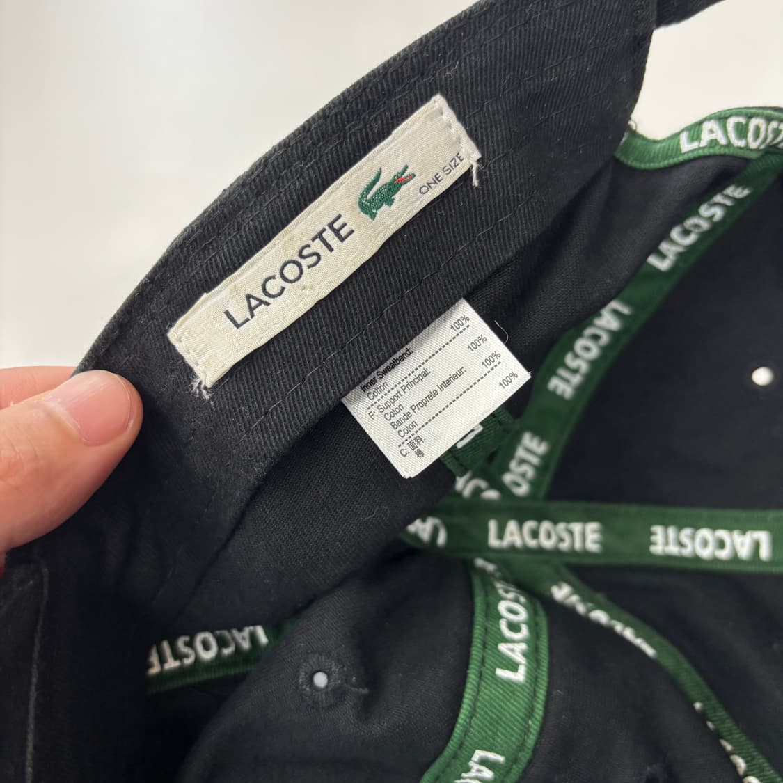 라코스테 빅 크로코 자수 볼캡 상품이미지4