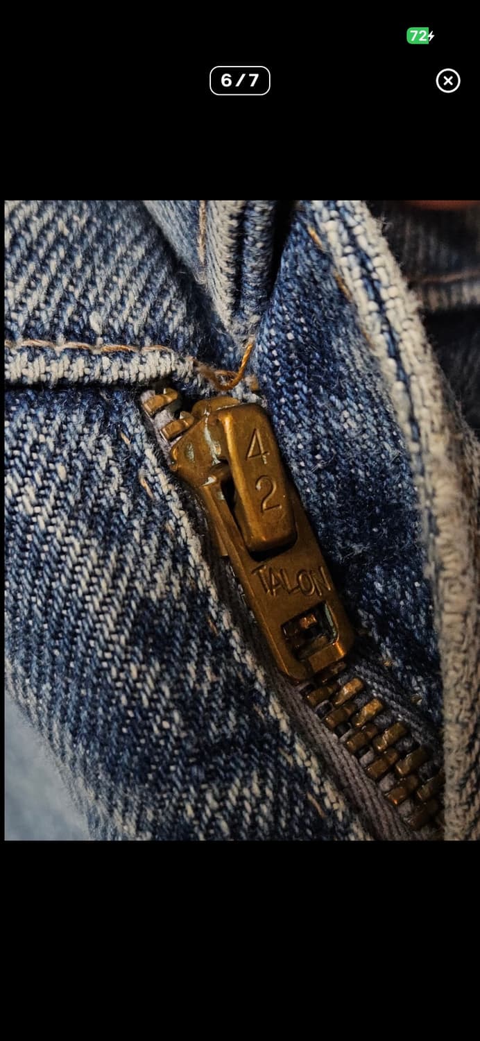 1970s 리바이스 646 벨바텀 부츠컷 데님 38 상품이미지6