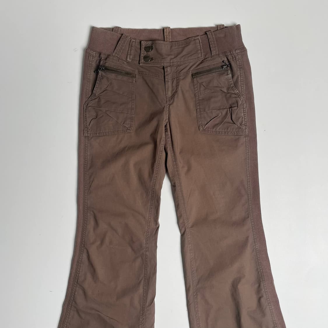 Profile 립 코튼 부츠컷 팬츠 상품이미지2