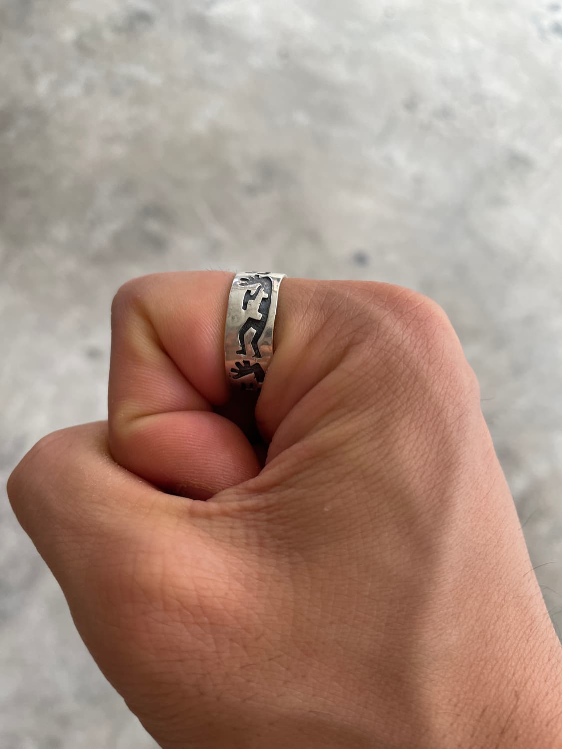 Vintage 925 Silver Kokopelli Ring   상품이미지5