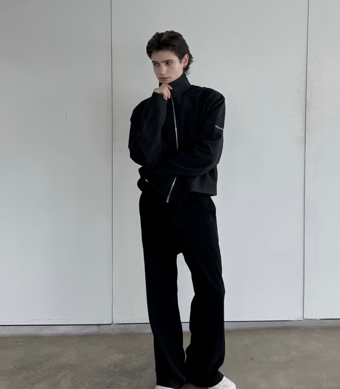 준느 junne j44 워시드 블랙m  상품이미지1