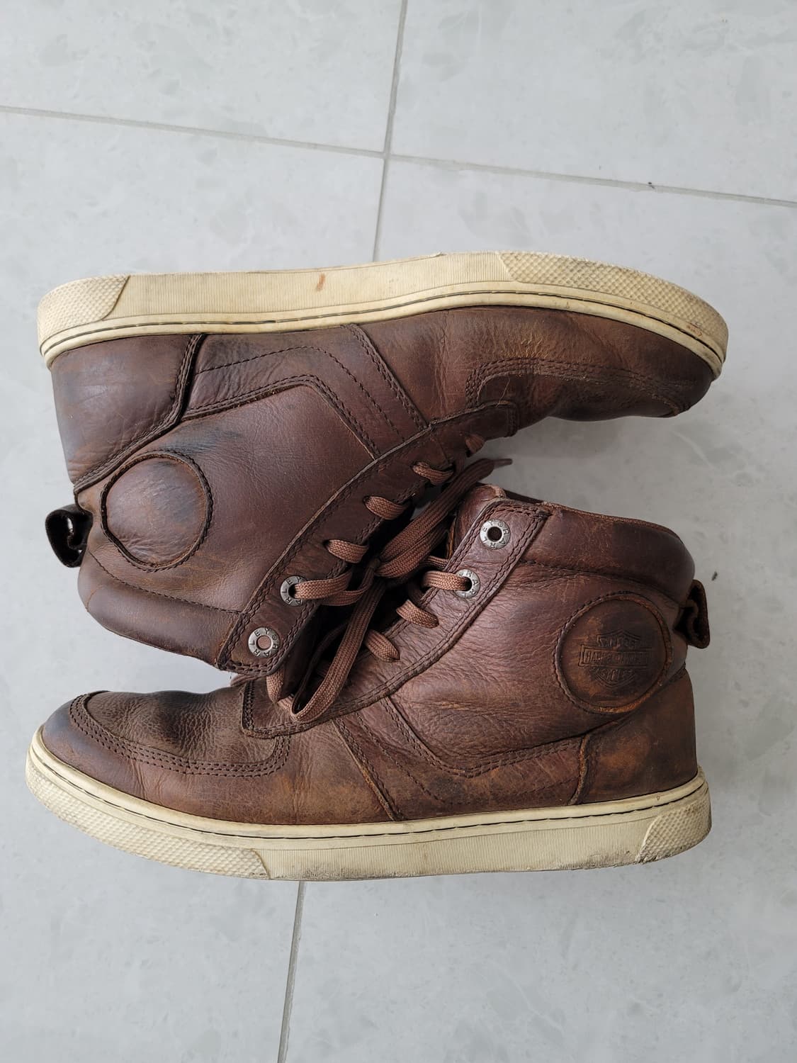 할리데이비슨 가죽 바이크 스니커즈(워커) 275사이즈 

 상품이미지2