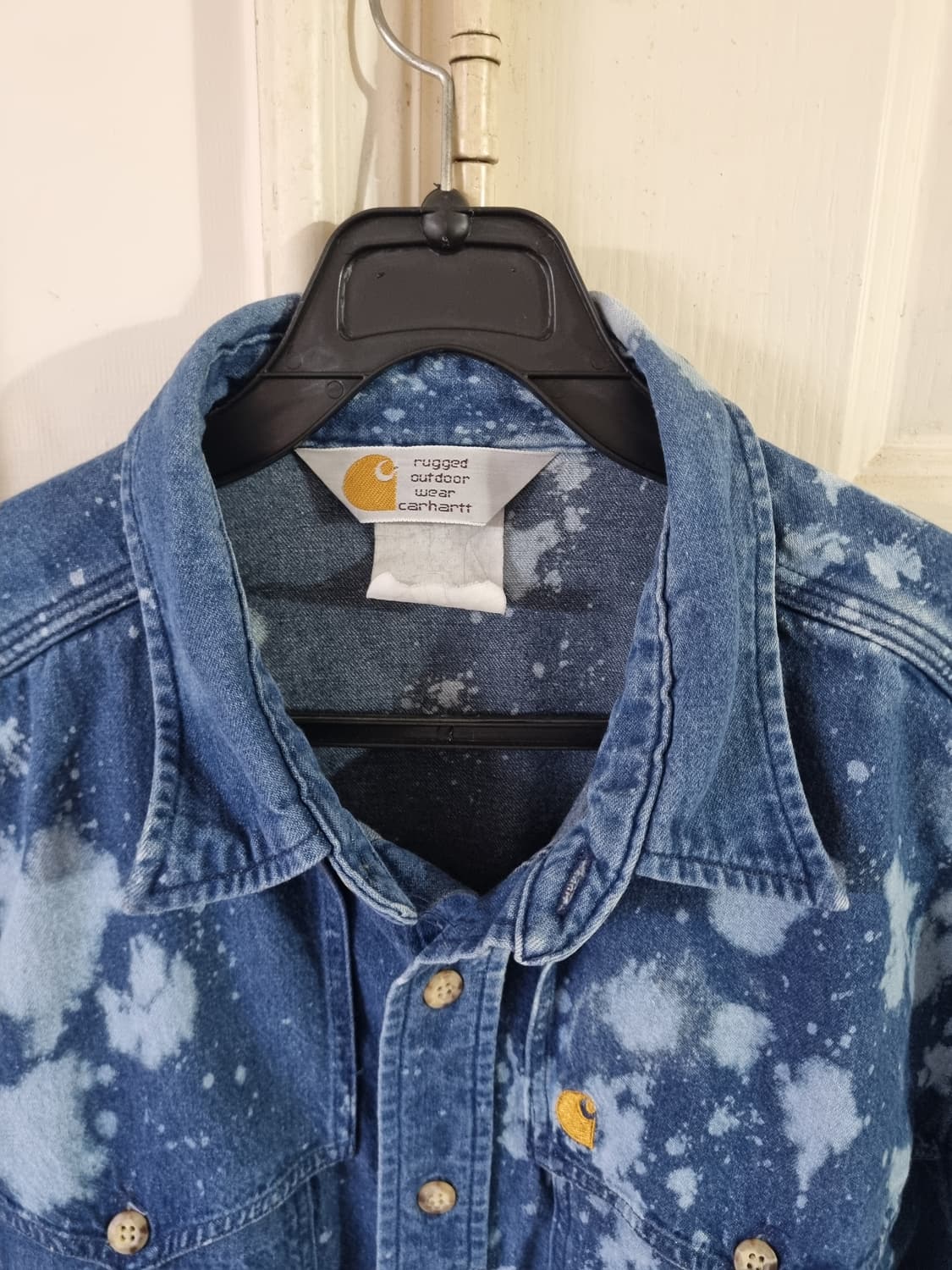 칼하트 블리치 데님 셔츠xl 상품이미지2