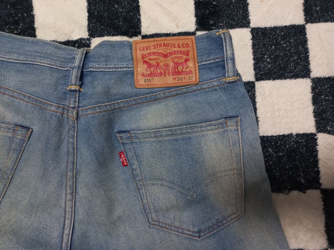 리바이스 511 워싱 데님 상품이미지6