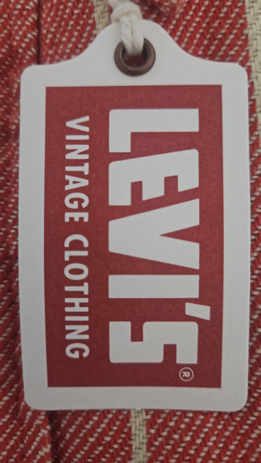 리바이스 LVC 1950'S 숏혼 셔츠 롱보드 레드 S 상품이미지4