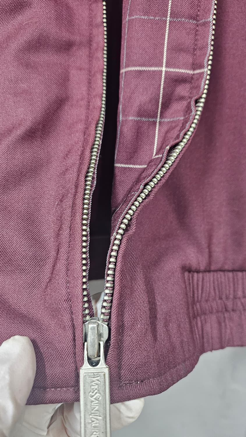 입생로랑 버건디 봄버 자켓 95 상품이미지7