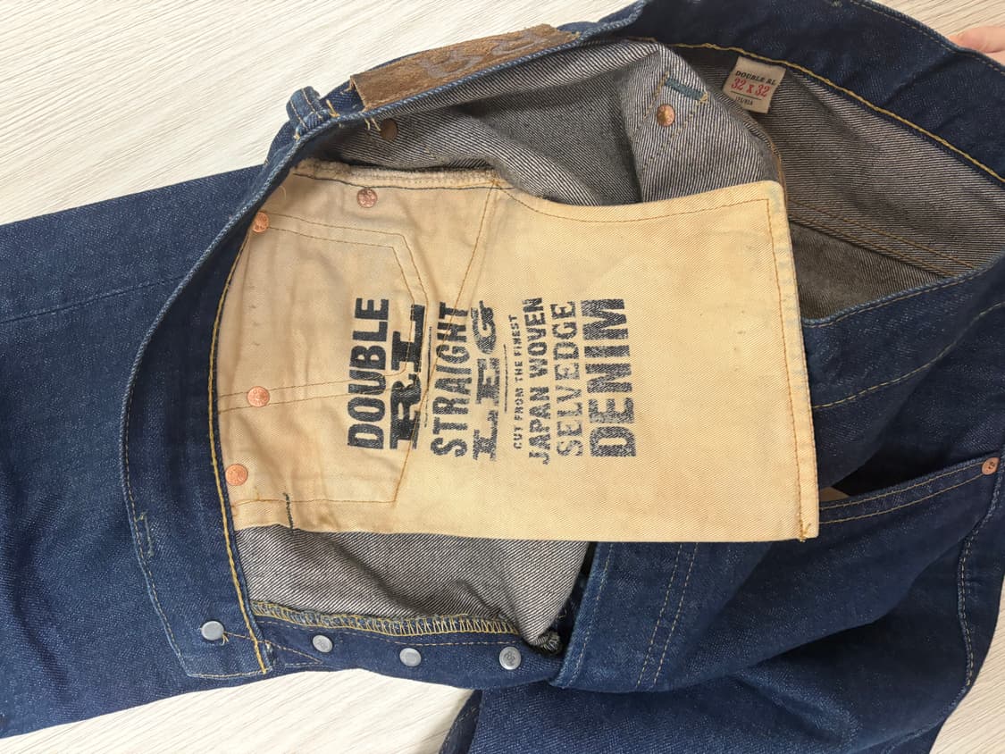 RRL 스트레이트 원워시 32/32 사이즈 상품이미지6