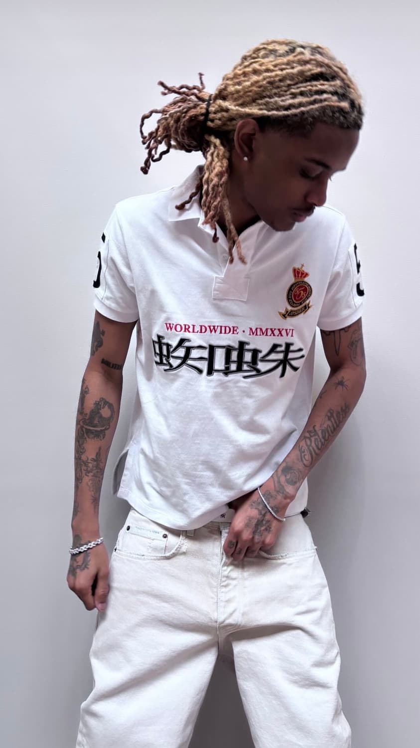 SP5DER WORLDWIDE POLO / White 상품이미지1