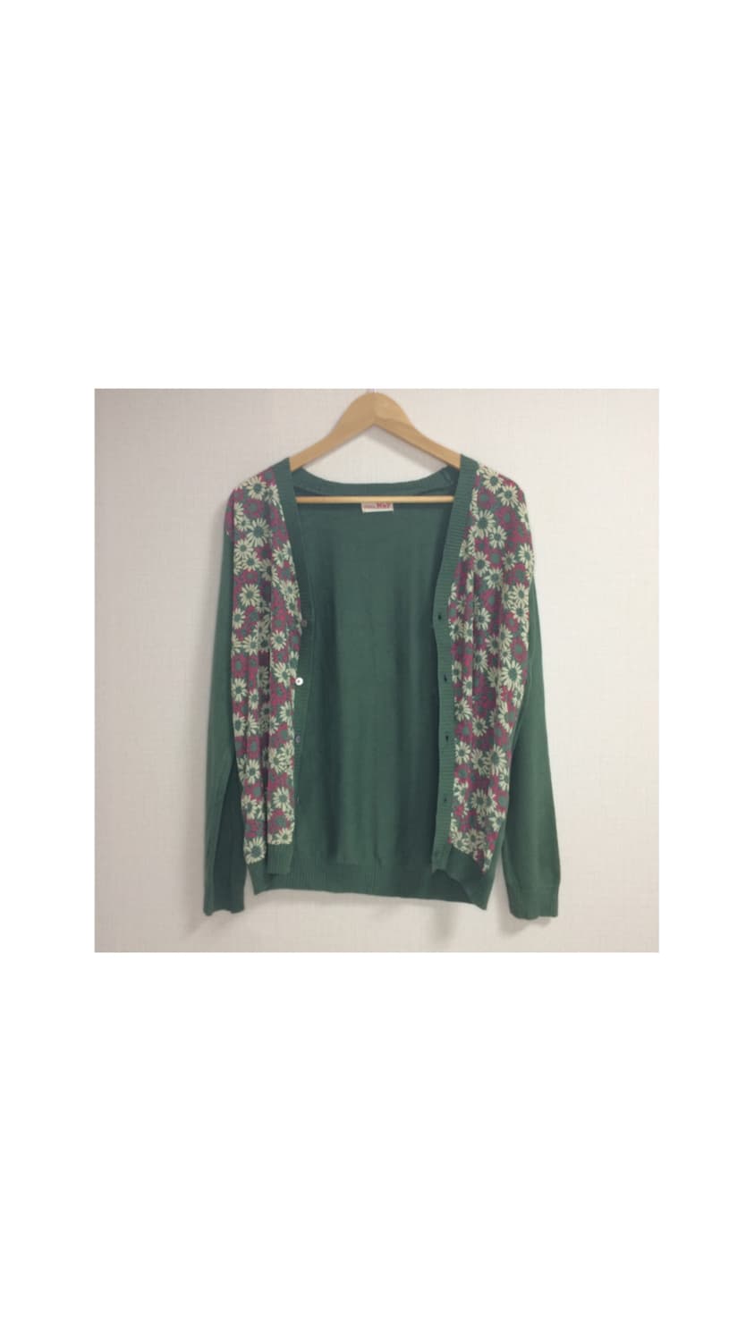 TITICACA 티티카카 그린 플라워 에스닉 가디건 상품이미지5