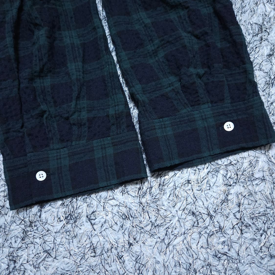 빈폴) L 여자 7부반팔 크롭셔츠 체크남방 / 왕눈이샵 상품이미지7