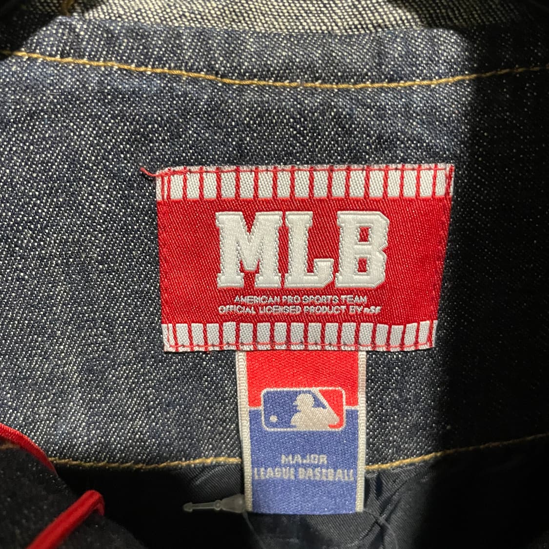 MLB 뉴욕 양키스 데님 후드 집업 상품이미지4