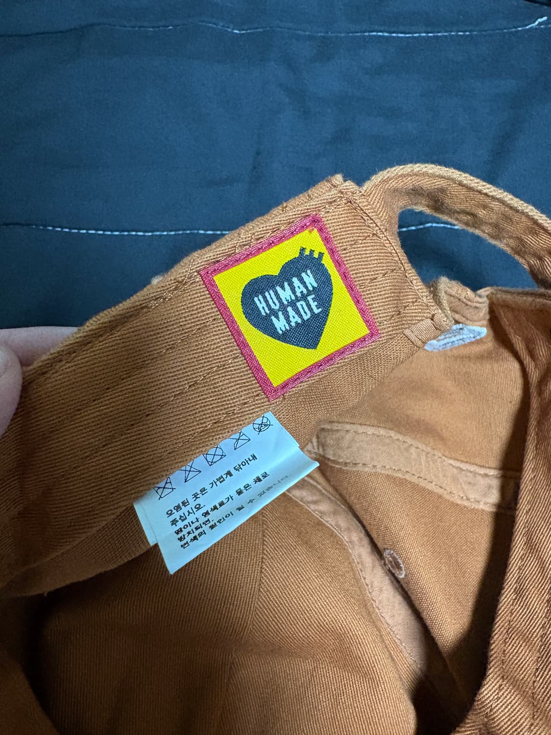 휴먼메이드 6 panel cap #2 오렌지 상품이미지5