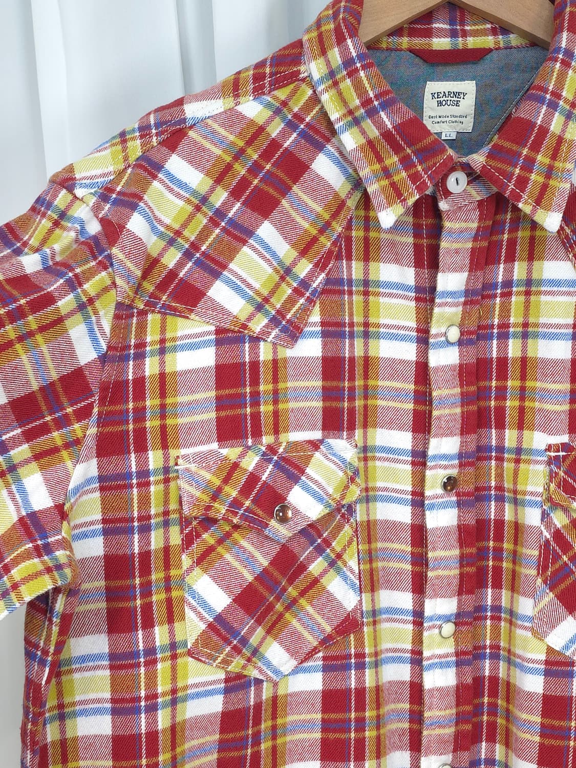 일본브랜드 KEARNEY HOUSE 웨스턴 플란넬 셔츠 LL 상품이미지4