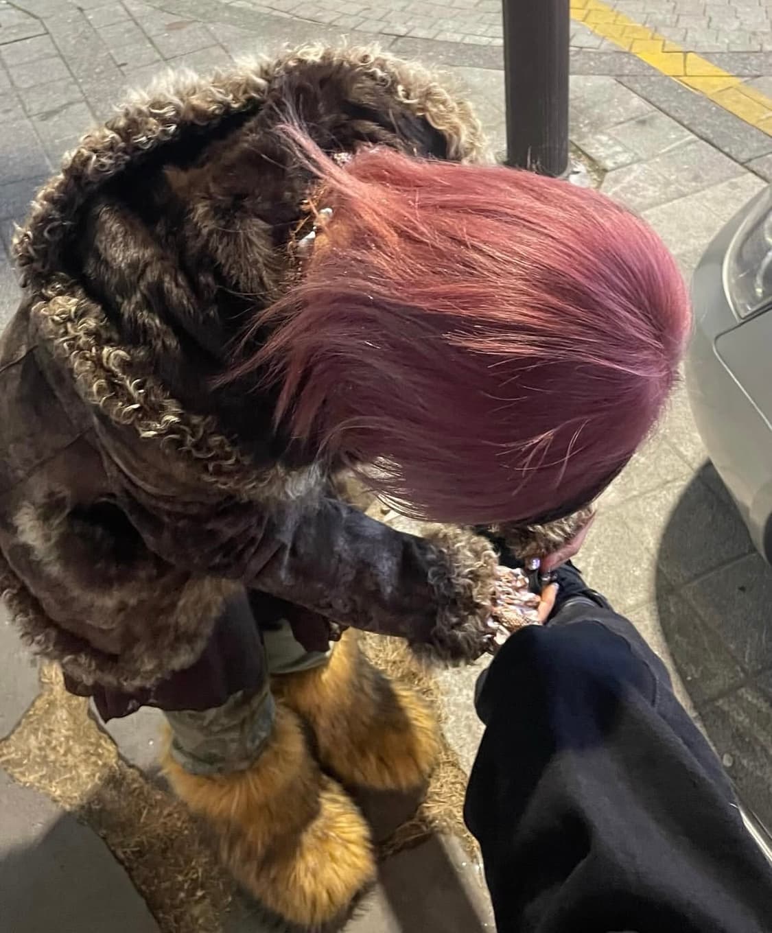 빈티지 퍼 아우터 상품이미지2