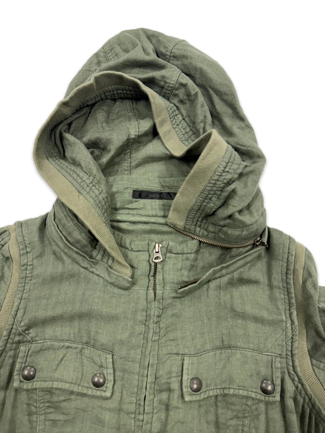 빈티지 Moussy 라이더 펑크 후드집업 자켓 상품이미지6