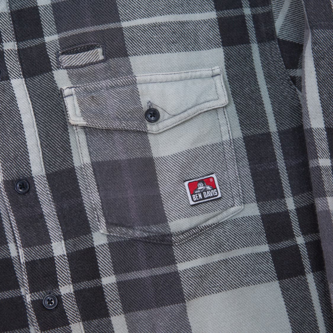 벤 데이비스 화이트 라벨 플레이드 셔츠 자켓 상품이미지2