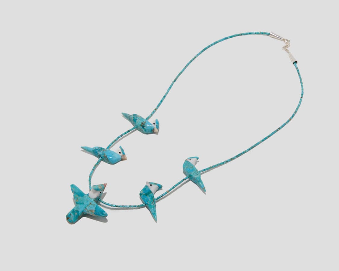 BLUE JAY BIRD FETISH NECKLACE 상품이미지2