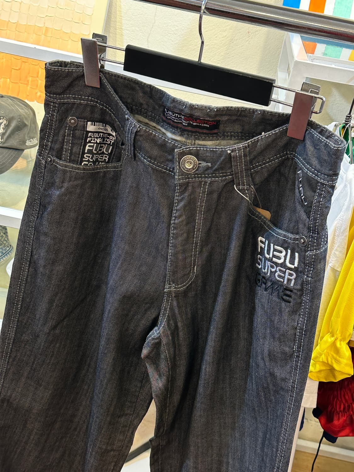 FUBU 레터링 흑청대님 상품이미지2