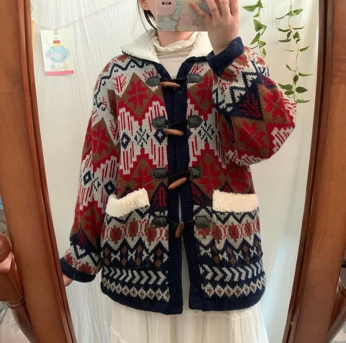 노르딕 양털 더플 아우터 상품이미지3