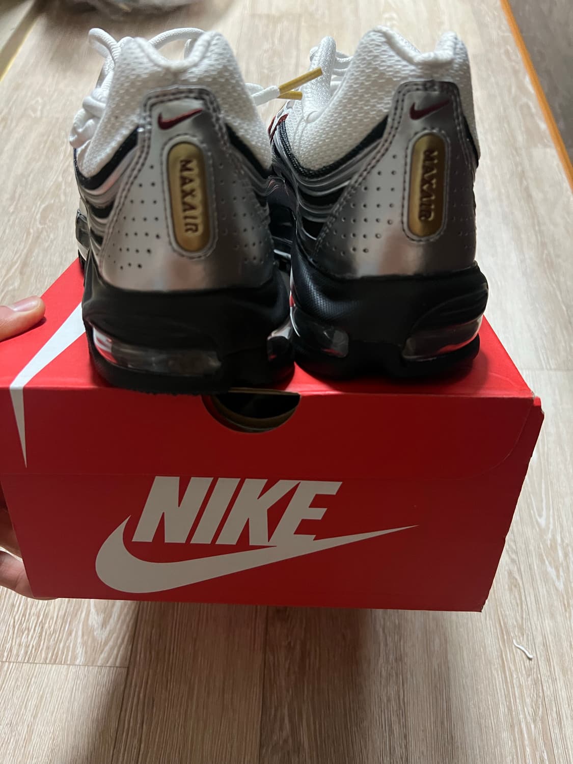 나이키 에어맥스 TL 2.5 팬텀 메탈릭 실버 290 상품이미지4