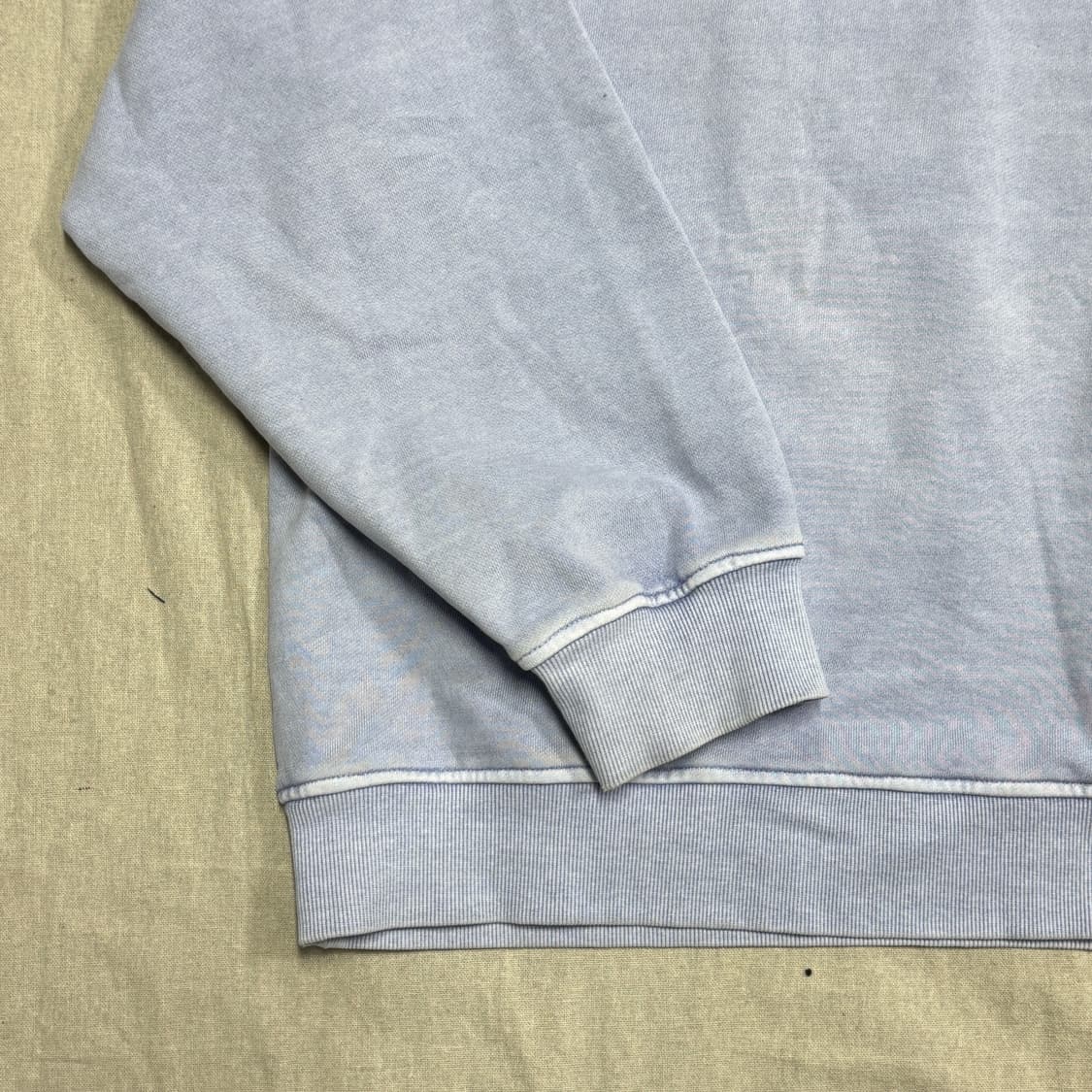 준지 21s 가먼트다잉 피그먼트 라벤더 맨투맨 L 상품이미지3