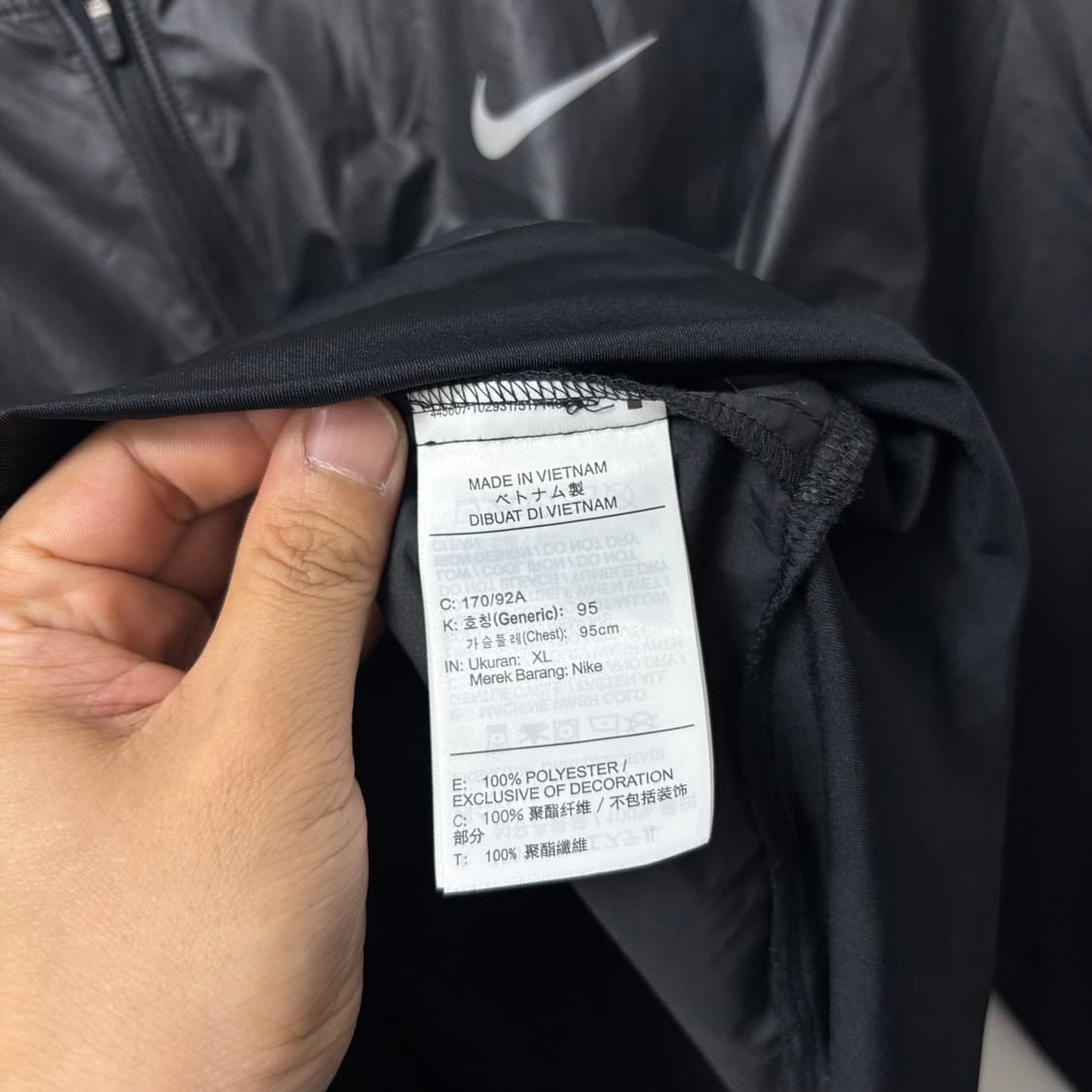 나이키 스우시 크롭 바람막이 상품이미지7