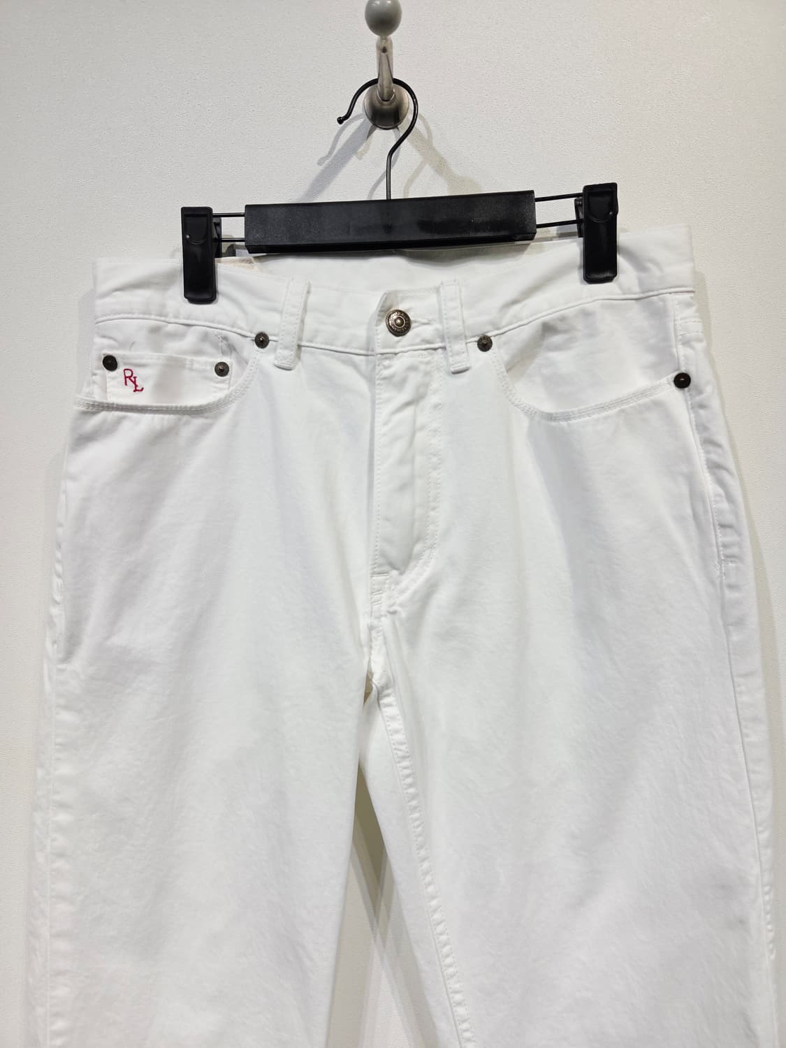 폴로 랄프로렌 화이트 코튼 팬츠 30/30 상품이미지3