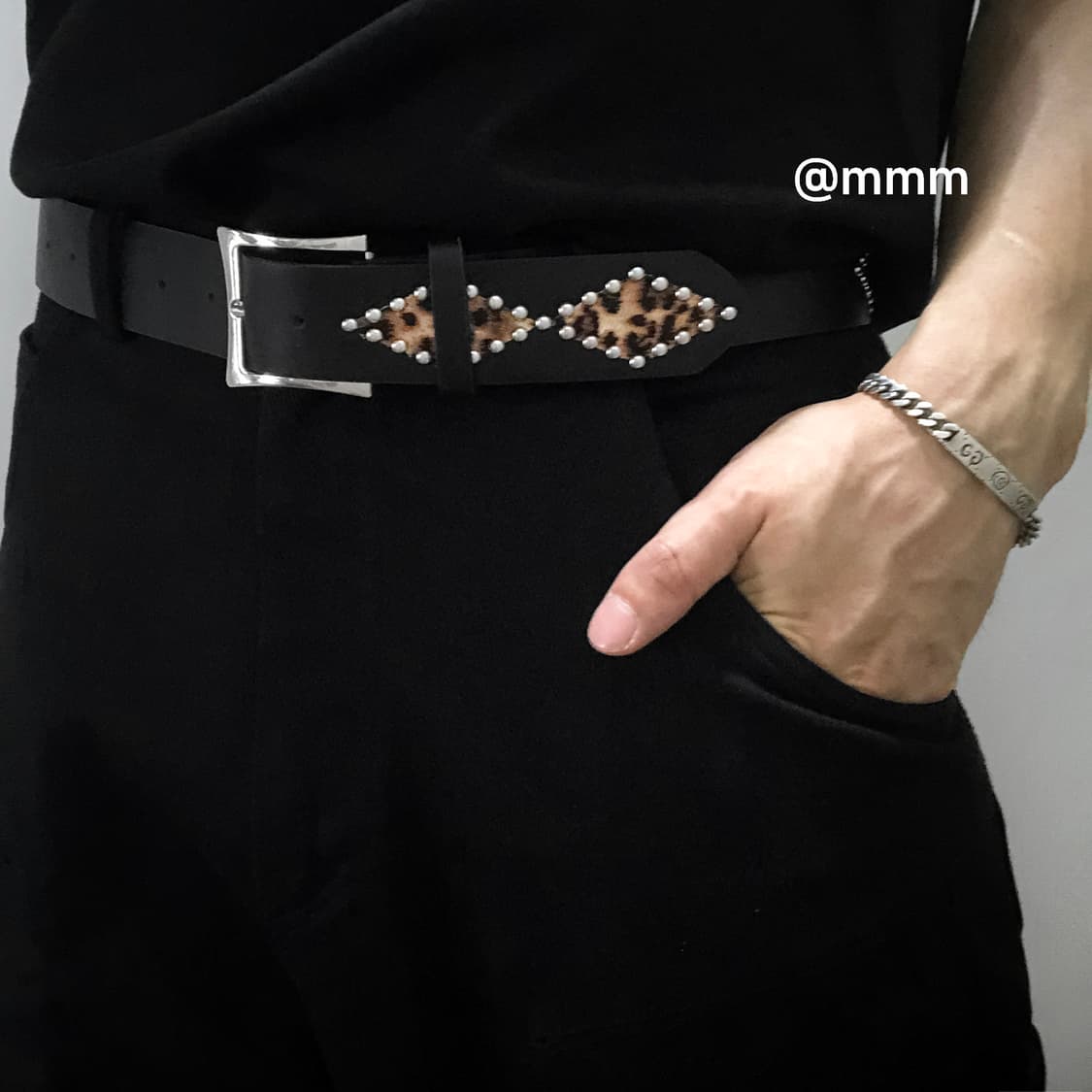 다이아 레오파드 호피 벨트🐅 상품이미지2