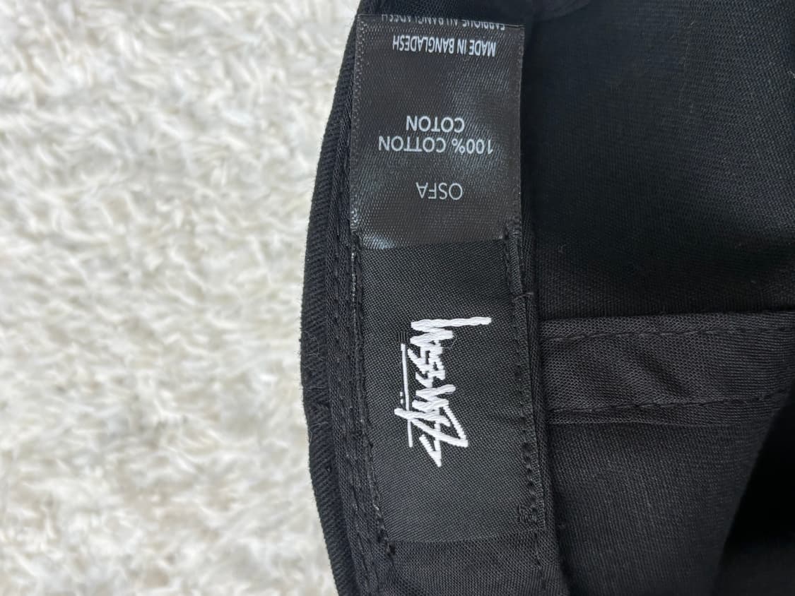 스투시 블랙 볼캡 상품이미지2