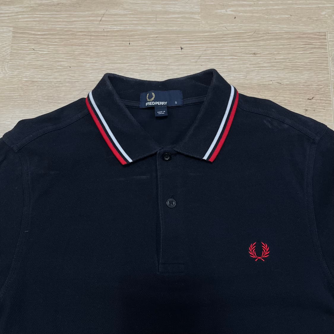 프레드페리 트윈 팁 반팔 카라티 S/90 상품이미지2
