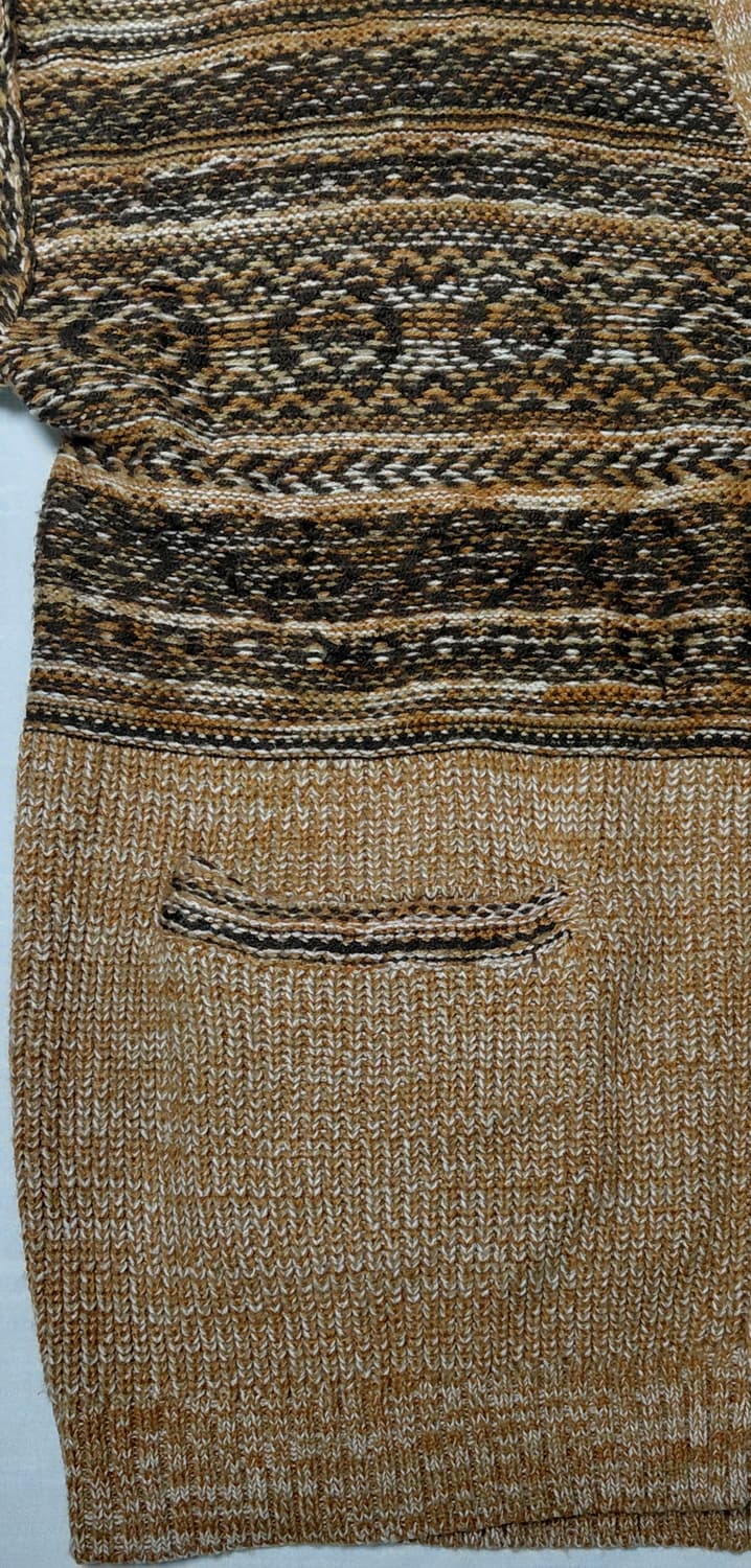 [L] 일본 브랜드 LAKOLE(라코레) 자카드 패턴 니트 가디건 상품이미지4