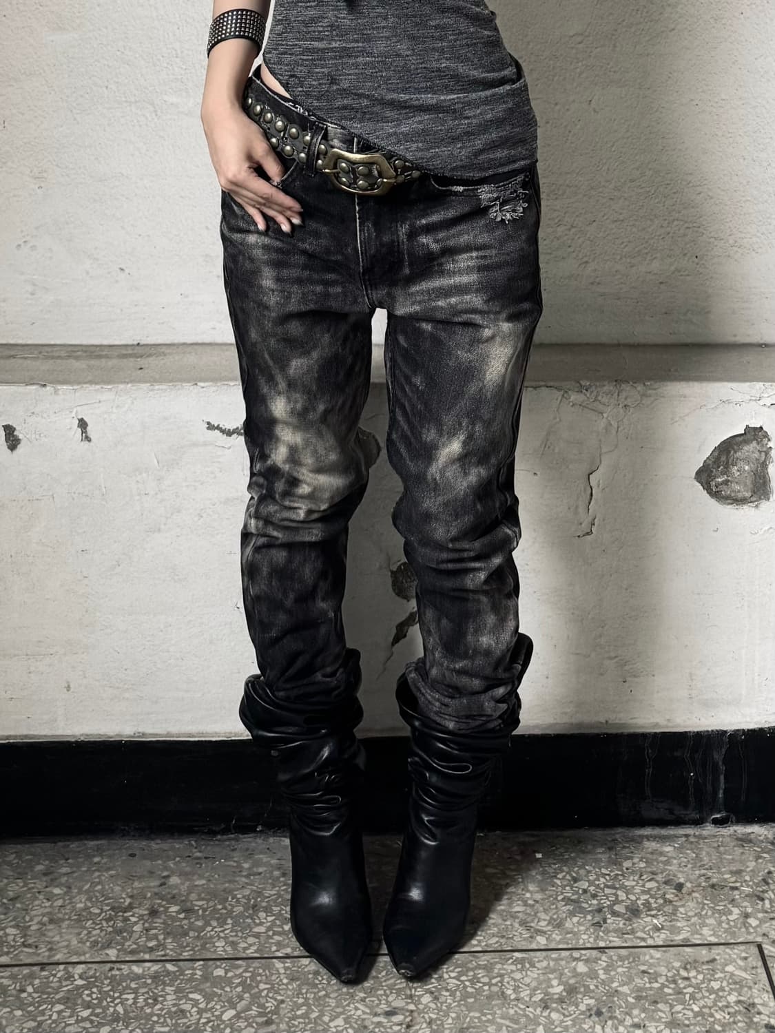 Ash fade denim pants 상품이미지2