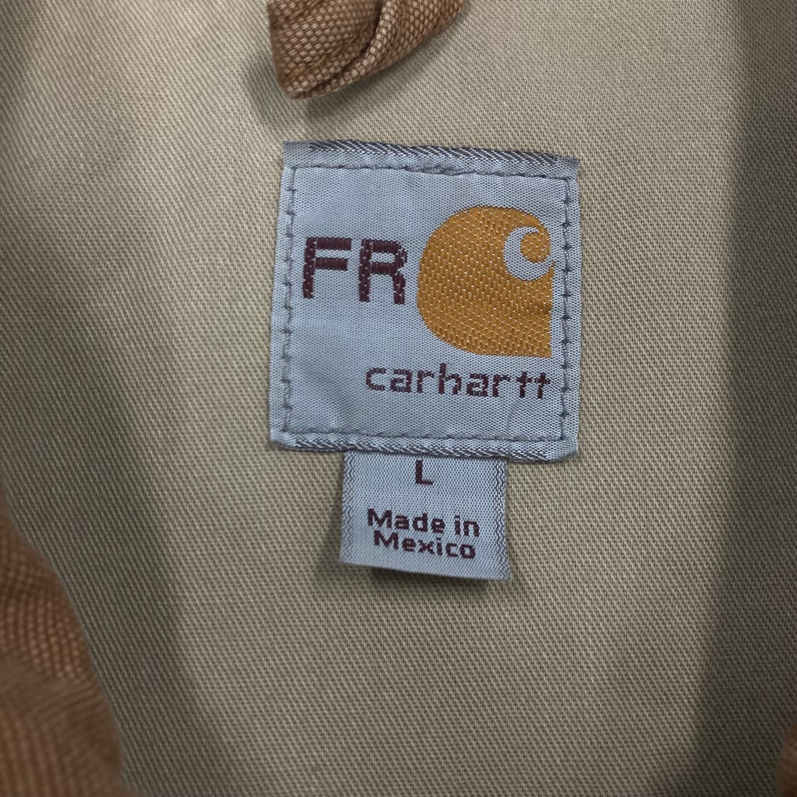 칼하트 FRJ020 브라운 컬러 봄버 워크 자켓 상품이미지4