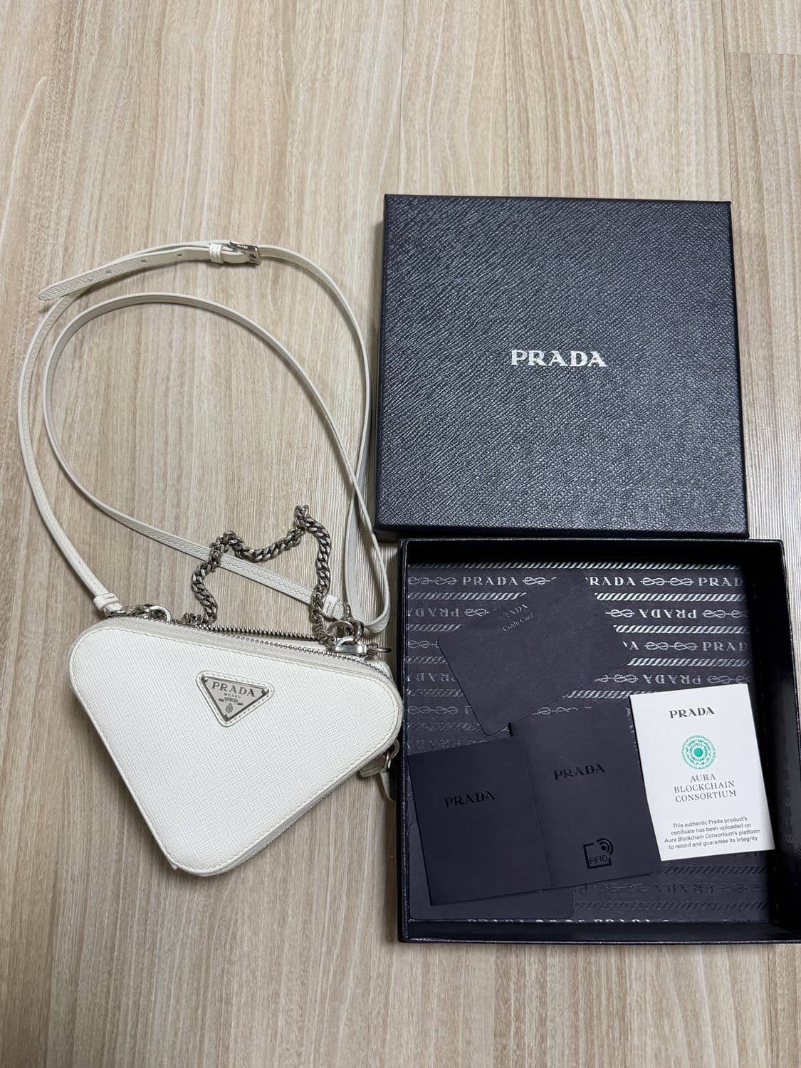 프라다 사피아노 트라이앵글 미니백 상품이미지1