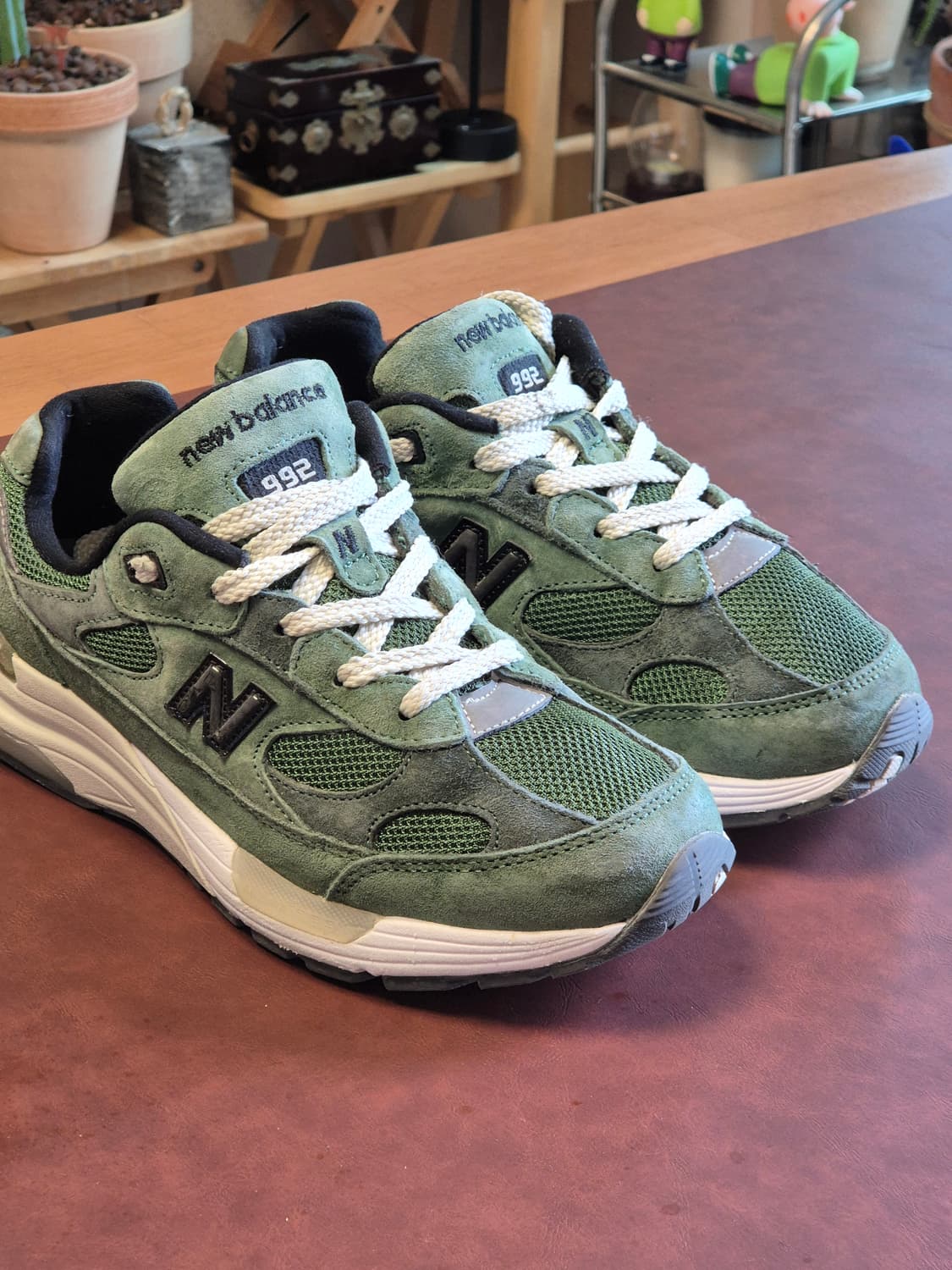 240 뉴발란스 xJJJ 자운드992 메이드인 USA 모시그린 상품이미지7