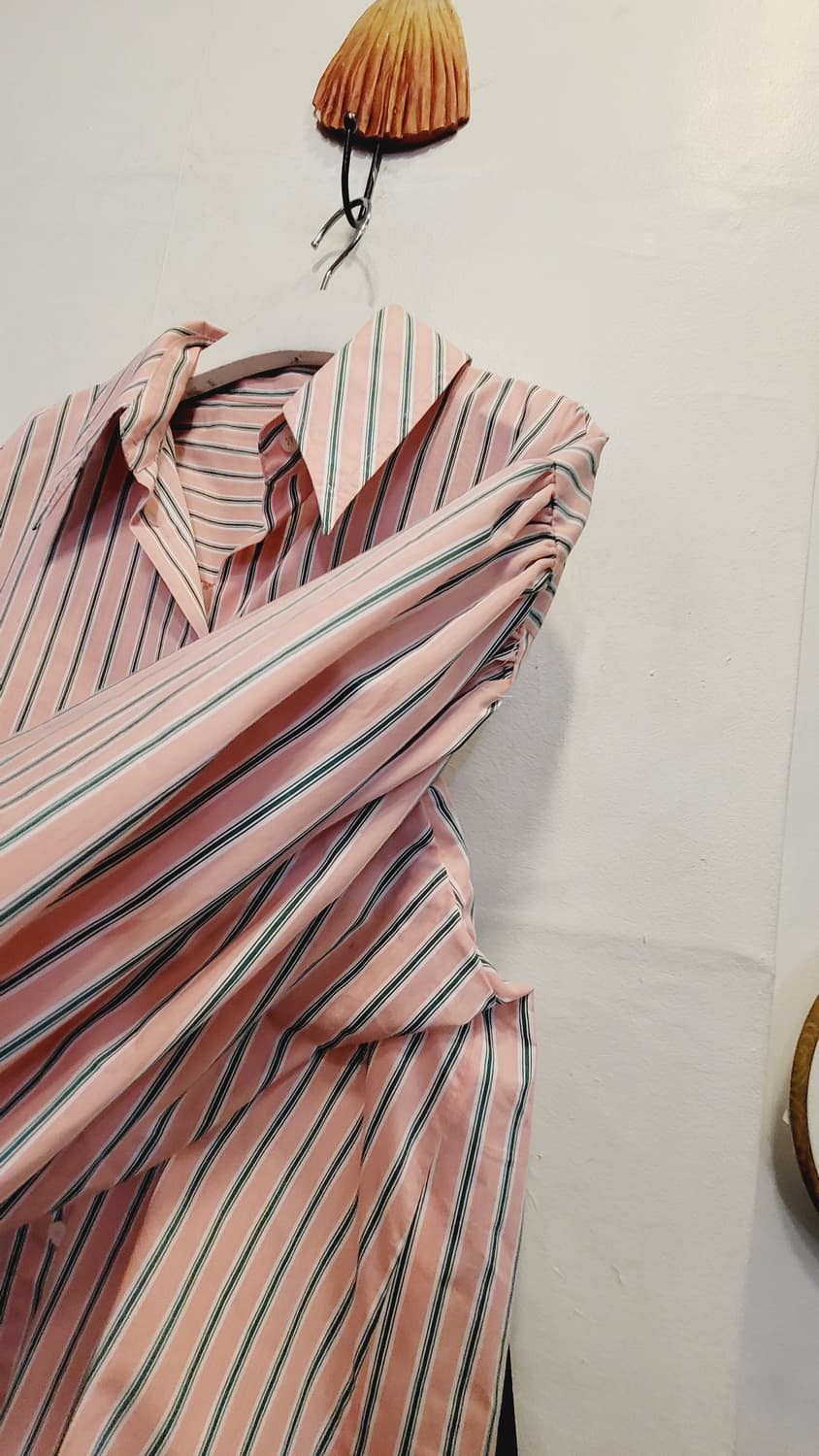 루즈핏 벌룬 스트라이프 셔츠 상품이미지3