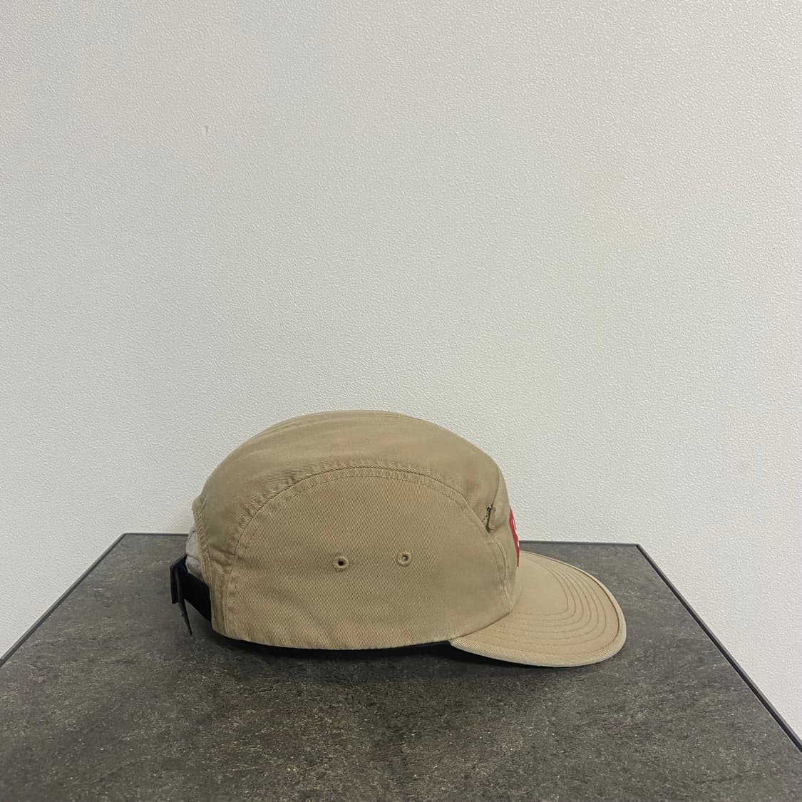 (OS) 슈프림 박스로고 캠프캡 모자 워시드 탄 상품이미지3