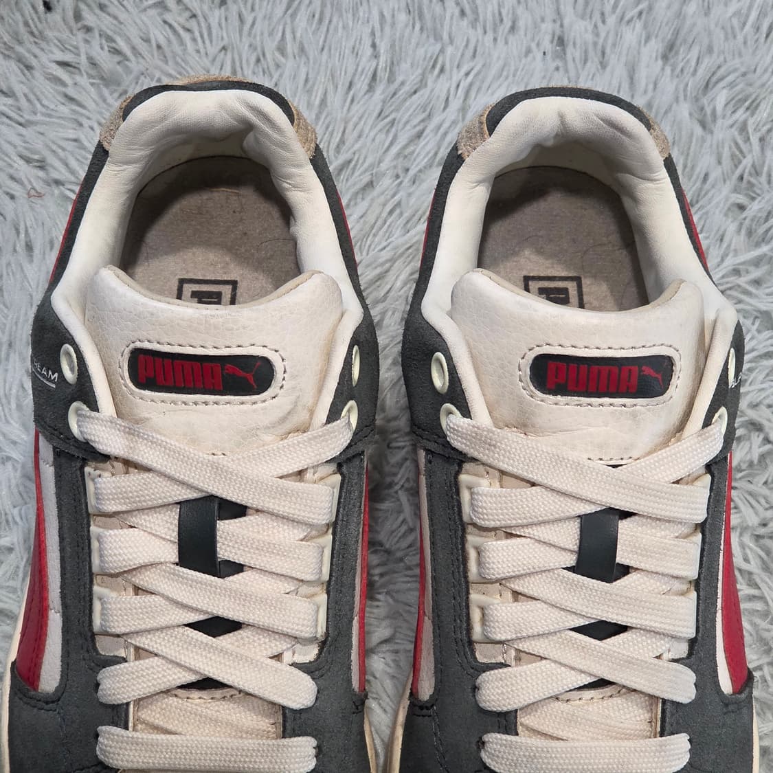 5q-27:푸마 슬립스트림 로우 클래식 스웨이드 레드 (24cm) 상품이미지6