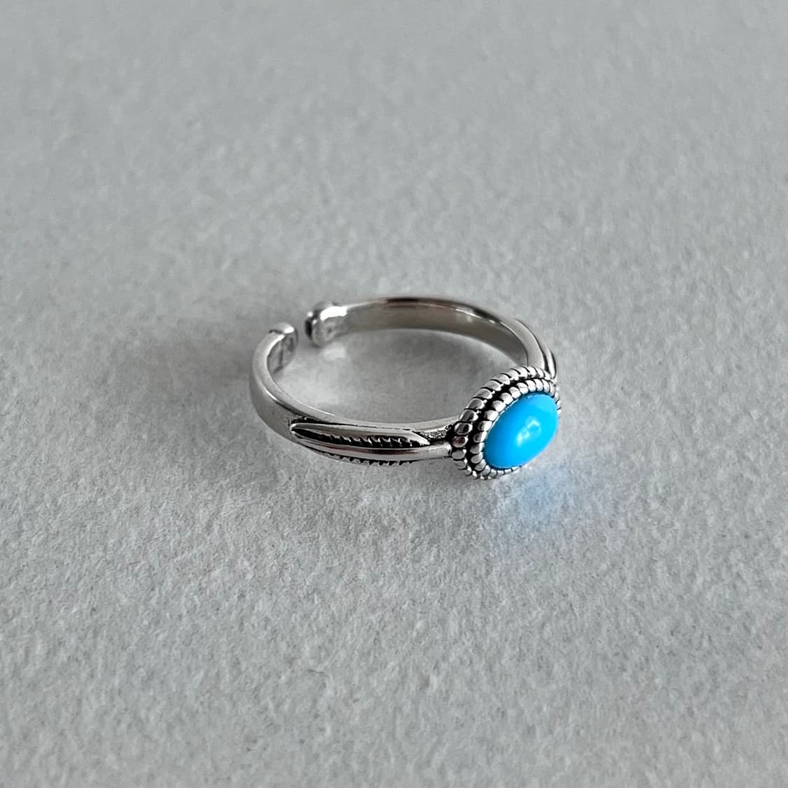 터키석 슬림 반지 상품이미지1