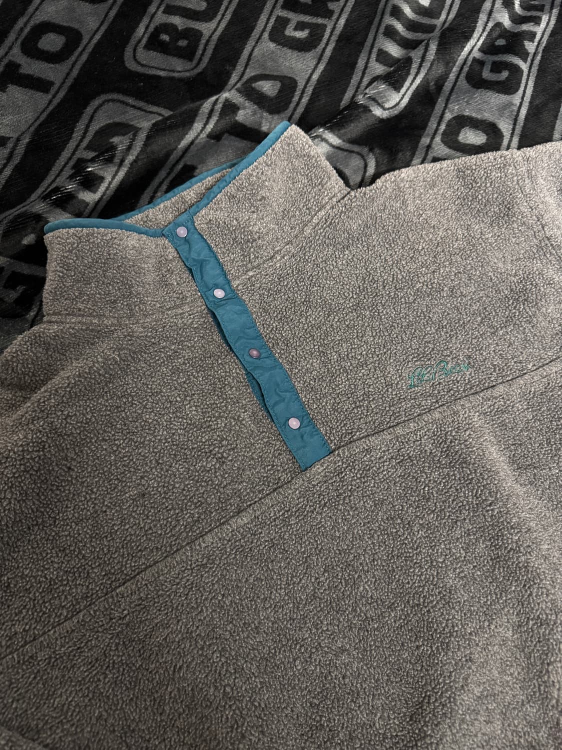 엘엘 빈 쿼터 스냅 티 플리스 풀오버 그레이 틸 상품이미지3